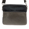 Bottega Veneta Intrecciato Leather and Canvas Crossbody Secondhand