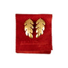 Secondhand Salvatore Ferragamo Leaf Earrings - '90s