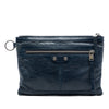 Balenciaga Lambskin Motocross Classic Clip S Clutch Secondhand