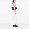 Celine Small Drummed Calfskin and Suede Trapeze Satchel Secondhand