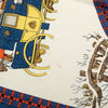 Hermès L Hiver en Poste Silk Scarf 90 Secondhand