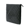 Chanel Large Quilted Patent O Case Clutch Secondhand