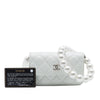 Chanel CC Quilted Lambskin Maxi Pearl Chain Strap Secondhand