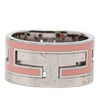 Hermès Sterling Silver Enamel Move H Ring Secondhand
