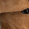 Secondhand LOEWE Small Raffia and Calfskin Gate Crossbody