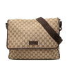 Gucci GG Canvas Flap Messenger Bag Secondhand