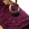 Valentino Large Knit Roman Stud Satchel Secondhand