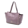 Valentino Small Grained Calfskin Rockstud Trapeze Satchel Secondhand
