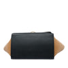 Celine Medium Tricolor Leather Trapeze Satchel Secondhand