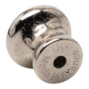 Hermès Silver Plated and Swift Leather Equestre Etrier Push Back Earrings Secondhand