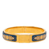 Hermès Narrow Printed Enamel Loquet Hinge Bracelet Secondhand