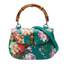 Gucci Medium Calfskin Blooms Bamboo Top Handle Bag Secondhand