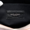 Saint Laurent Chevron Leather Monogram Zip A5 Wristlet Pouch Secondhand
