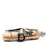 Dior Mini Embroidered Jute Canvas Union Saddle Bag Secondhand