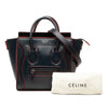 Celine Nano Bicolor Smooth Calfskin Luggage Tote Secondhand
