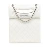 Chanel Quilted Lambskin Delivery Cutout Handle Bag Secondhand