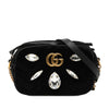 Gucci Mini GG Marmont Crystal Embellished Matelasse Velvet Crossbody Secondhand