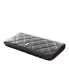 Chanel CC Quilted Caviar Yen Bifold Long Wallet Secondhand