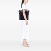 Bottega Veneta Bicolor Leather Intrecciato Tote Secondhand