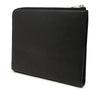 Saint Laurent Grained Calfskin Classic Zip Around Snap Clutch Secondhand