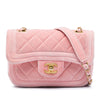 Chanel Mini Quilted Velvet Double Frame Flap Secondhand