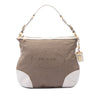 Prada Canvas Canapa Logo Shoulder Bag Secondhand