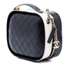 Secondhand Chanel Small CC Quilted Crumpled Calfskin Vanity Case