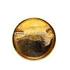 Chanel Gold Plated CC Quilted Brooch Secondhand