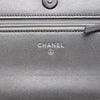 Chanel CC Quilted Metallic Lambskin Faux Pearl Wallet On Chain Secondhand