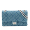 Secondhand Chanel Reissue 2.55 Quilted Denim Double Flap 226