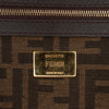 Fendi Zucca Embroidered Canvas Baguette Satchel Secondhand