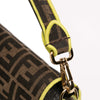 Fendi Zucca Embroidered Canvas Baguette Satchel Secondhand
