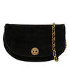 Chanel CC Quilted Velvet Half Moon Flap Secondhand