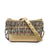 Secondhand Chanel Small Tweed and Metallic Calfskin Gabrielle Crossbody
