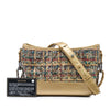 Secondhand Chanel Small Tweed and Metallic Calfskin Gabrielle Crossbody