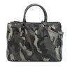 Prada Medium Saffiano Lux Camouflage Galleria Double Zip Satchel Secondhand