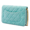 Chanel Quilted Velvet Reissue 2.55 Wallet on Chain Secondhand