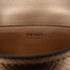 Prada Metallic Saffiano Cuir Leather Monochrome Envelope Flap Secondhand