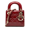 Dior Mini Patent Cannage Lady Dior Secondhand
