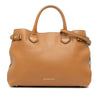 Burberry Medium Leather and House Check Banner Satchel Secondhand