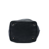 Burberry Medium Grained Calfskin and Mega Check Canvas Ashby Bucket Bag Secondhand
