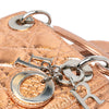 Dior Mini Metallic Calfskin Cannage Lady Dior Secondhand