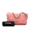 Chanel Maxi Tweed 19 Flap Secondhand