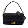 Fendi Zucca Embroidered Canvas Baguette Satchel Secondhand