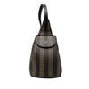 Fendi Pequin Coated Canvas Sling Bag Secondhand
