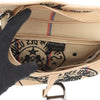 Dior Jute Union Embroidered Saddle Bag Secondhand