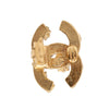 Chanel CC Gold Plated Gripoix Clip On Earrings Secondhand