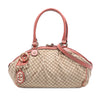 Gucci Diamante Canvas Sukey Satchel Secondhand