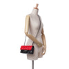 Chanel Mini Rectangular Classic Bicolor Patent Single Flap Secondhand