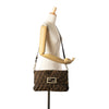 Fendi Zucca Canvas Mia Flap Crossbody Secondhand